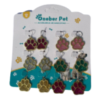 Cat and dog sparkle paw tags sparkle bone tag cost